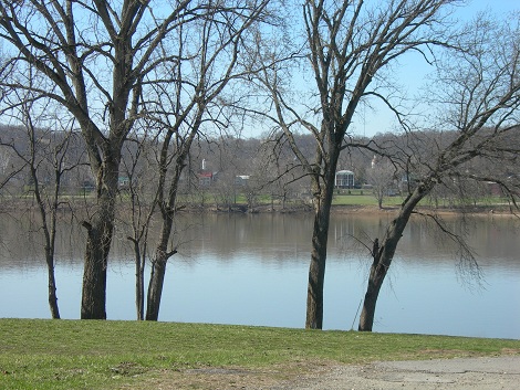 View of Vevay, Indiana from Ghent, Kentucky, 2009